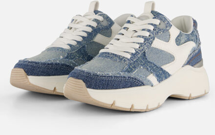 Tamaris Denim Sneakers blauw Synthetisch - 37,39