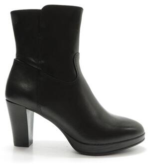 Tamaris Elegante Leren Enkellaars voor Dames Tamaris , Black , Dames - 36 EU