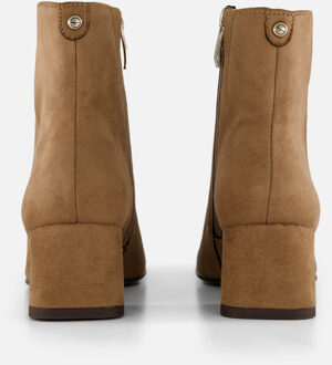 Tamaris Enkellaarsjes beige Textiel - 37,38,39,40