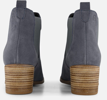 Tamaris Enkellaarsjes blauw Leer - 38