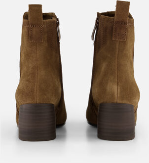 Tamaris Enkellaarsjes bruin Leer - 36,37,38,39,40,41,42