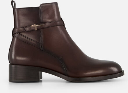 Tamaris Enkellaarsjes bruin Leer - 37,38,39,40,41,36