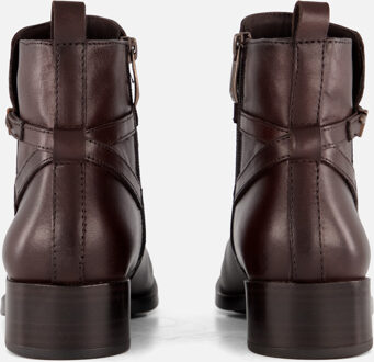 Tamaris Enkellaarsjes bruin Leer - 37,38,39,40,41,42