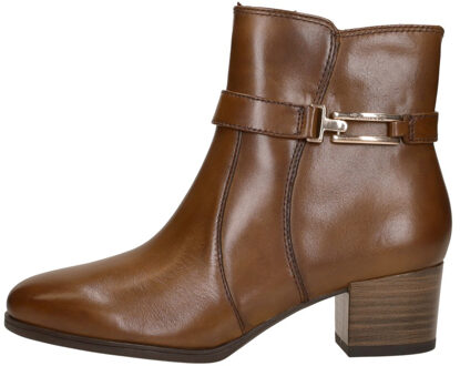 Tamaris Enkellaarsjes Hak Cognac - 39