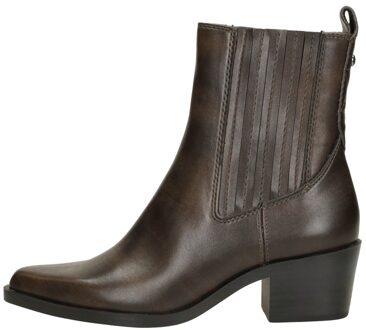 Tamaris Enkellaarsjes Hak Donkerbruin - 37