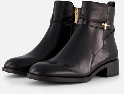 Tamaris Enkellaarsjes Plat Zwart - 36