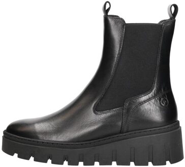 Tamaris Enkellaarsjes Plat Zwart - 38