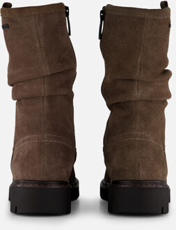 Tamaris Enkellaarsjes taupe Leer - 37