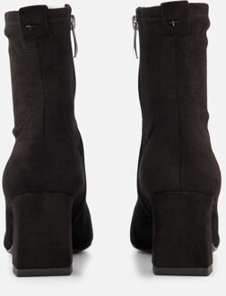 Tamaris Enkellaarsjes zwart Textiel - 38