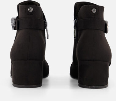 Tamaris Enkellaarsjes zwart Textiel - 39,40