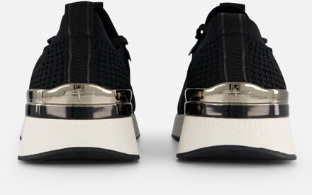 Tamaris Gold Comb Sneakers zwart Textiel - 36