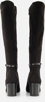 Tamaris Hoge laarzen zwart Imitatiesuede - 37,38,40