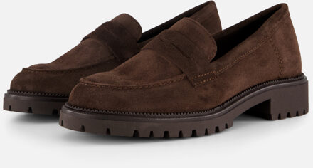 Tamaris Instappers bruin Suede - 41,42