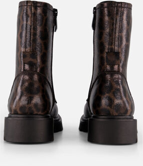 Tamaris Leopard Veterboots bruin Textiel - 36,37,41,42