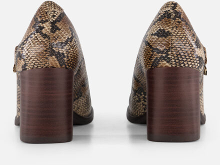 Tamaris Mary Jane Pumps bruin Synthetisch Taupe - 36,37,38,39,40,41