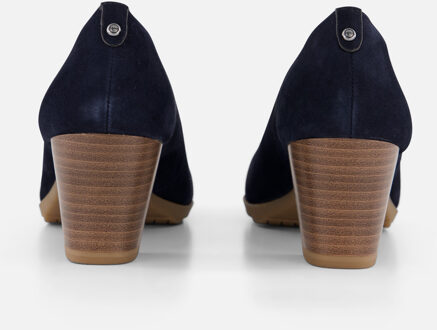Tamaris Pumps blauw Suede - 36,37