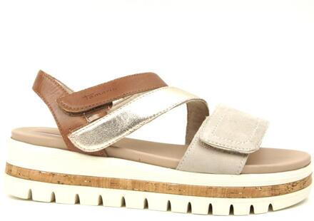 Tamaris Sandaal Dames Beige/Cognac