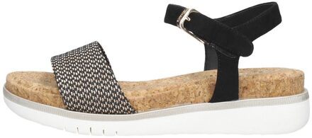 Tamaris Sandaal Dames Zwart/Goud