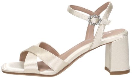 Tamaris Sandalen Hak Gebroken wit - 39