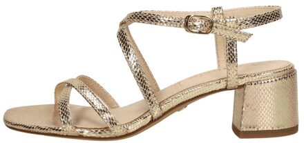 Tamaris Sandalen Hak Goudkleur - 36