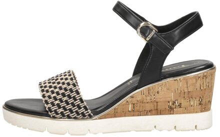 Tamaris Sandalen Hak Zwart - 39