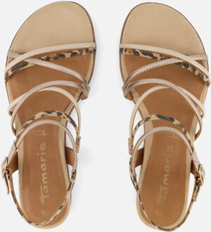Tamaris Sandalen Plat Cognac - 36