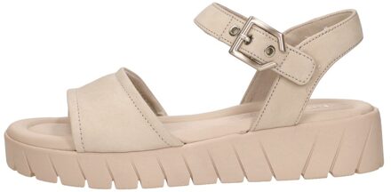 Tamaris Sandalen Plat Gebroken wit - 36