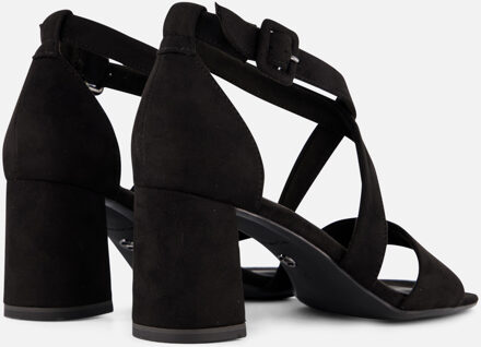 Tamaris Sandalen zwart Textiel - 40