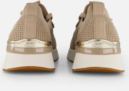 Tamaris Sneakers beige Textiel - 36,37