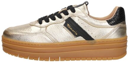 Tamaris Sneakers Laag Goudkleur - 38