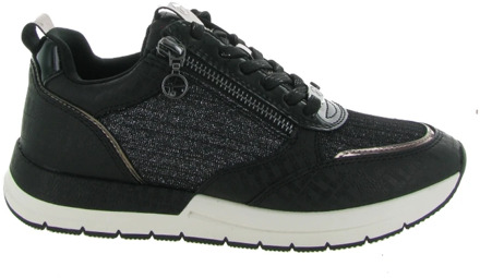 Tamaris Sneakers Laag Zwart - 38