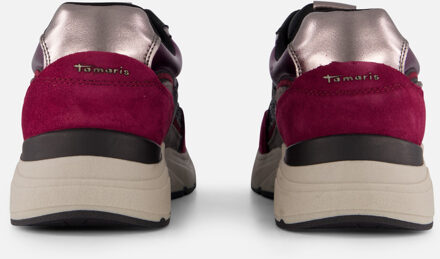 Tamaris Sneakers paars Textiel - 36