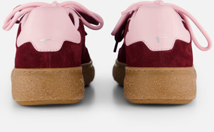 Tamaris Sneakers rood Suede - 36,37,38,39,40,41,42