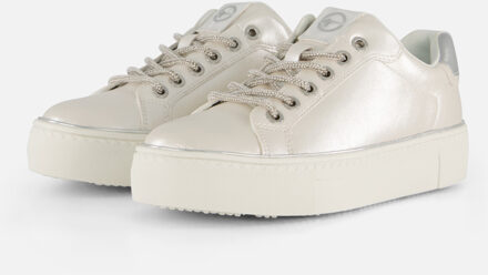 Tamaris Sneakers zilver Synthetisch - 36,37,40,41