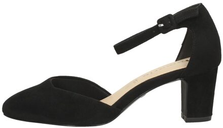 Tamaris Stijlvolle zomerse hoge hak sandalen Tamaris , Black , Dames - 41 Eu,40 EU