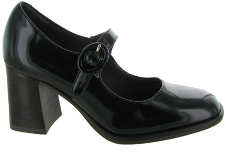 Tamaris Trotteur Pumps zwart Textiel - 40,39,38,37,36