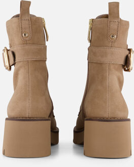 Tamaris Veterboots beige Leer - 36