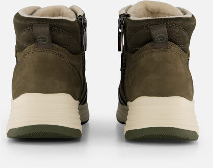 Tamaris Veterboots groen Sythetisch - 36,37,40