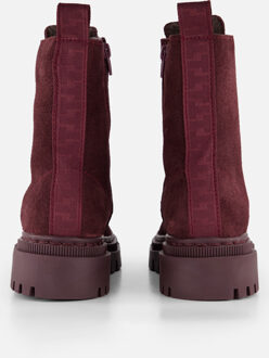 Tamaris Veterboots rood Suede - 37,39,40,41