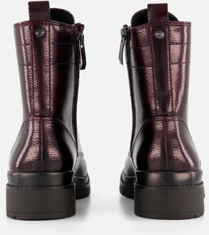 Tamaris Veterboots rood Synthetisch Bordeaux - 36,37,38,39,40