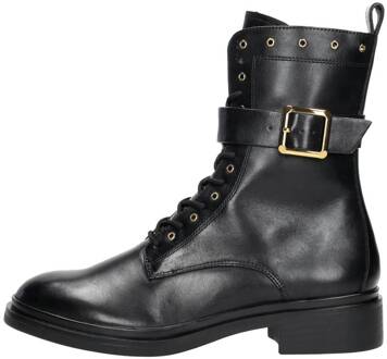 Tamaris Veterschoenen Hoog Zwart - 41