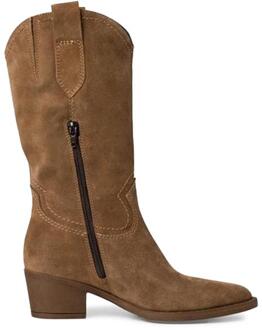 Tamaris Western-stijl Suède Laars voor Dames Tamaris , Brown , Dames - 37 EU