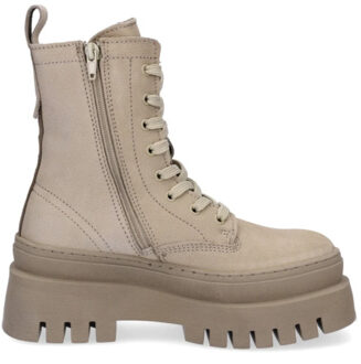 Tamaris Wortmann veterboots Taupe - 41