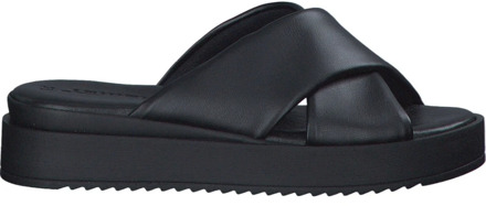 Tamaris Zwarte Open Casual Slippers Vrouwen Tamaris , Black , Dames - 39 Eu,40 Eu,38 Eu,41 Eu,37 EU