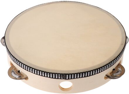 Tamboerijn Voor Kids & Kinderen 8 Inch Hand Held Drum Bell Hout Percussie Musical Educatief Instrument