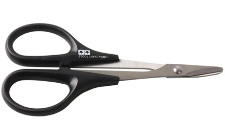 TAMIYA Craft Tools Hard Stainless Steel RC Car Scissor 74005 RC Vehicle Boat Body Shell Bodyshell Curved Scissors For Plastic