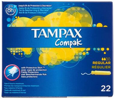 Tampax Compak Regular Tampons - 22 Stuks