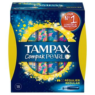 Tampax Pearl Compak Regular Buffer 18Uds