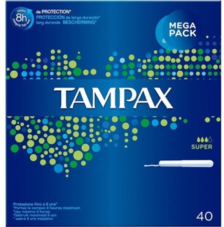 Tampax Tampons Tampax Blauw Super 40 st