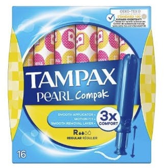 Tampax Tampons Tampax Pearl Compak Tampons Regular 16 st